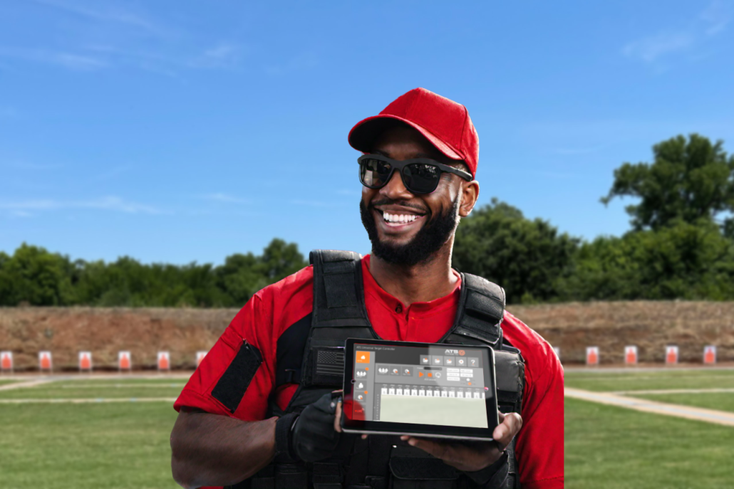 Rangemaster holding easy-to-use tablet controller